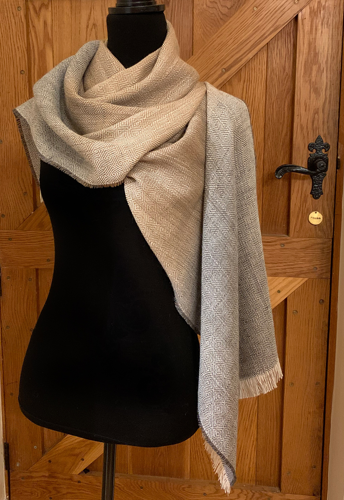 Fawn and Grey Colourway Scarves 3
