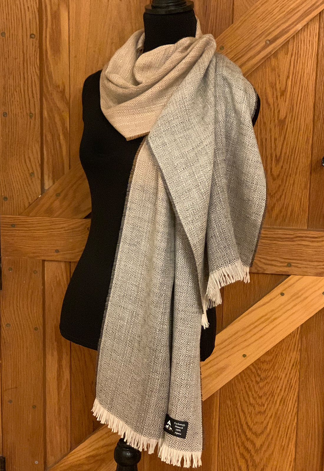 Fawn and Grey Colourway Scarves 2